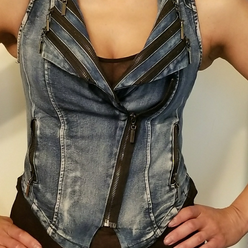 Jean vest