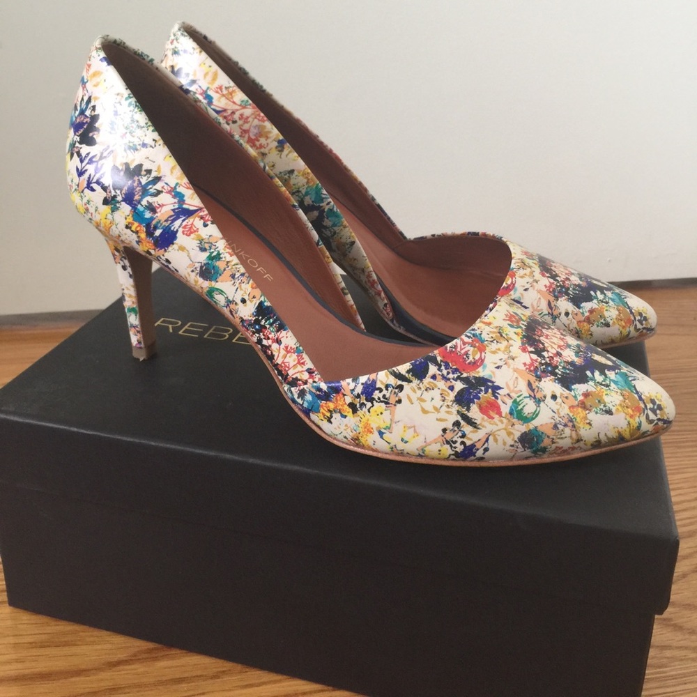Rebecca Minkoff Floral Print Brie Heel