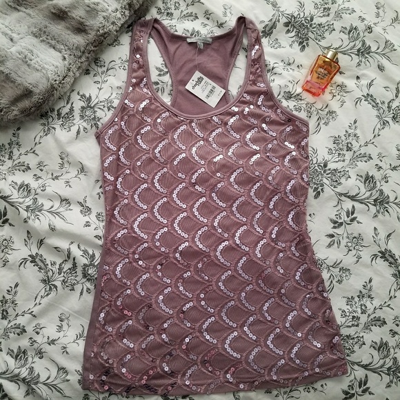 Charlotte Russe Tops - Charlotte Russe lace sequin top Charlotte Russe Tops - Charlotte Russe lace sequin top