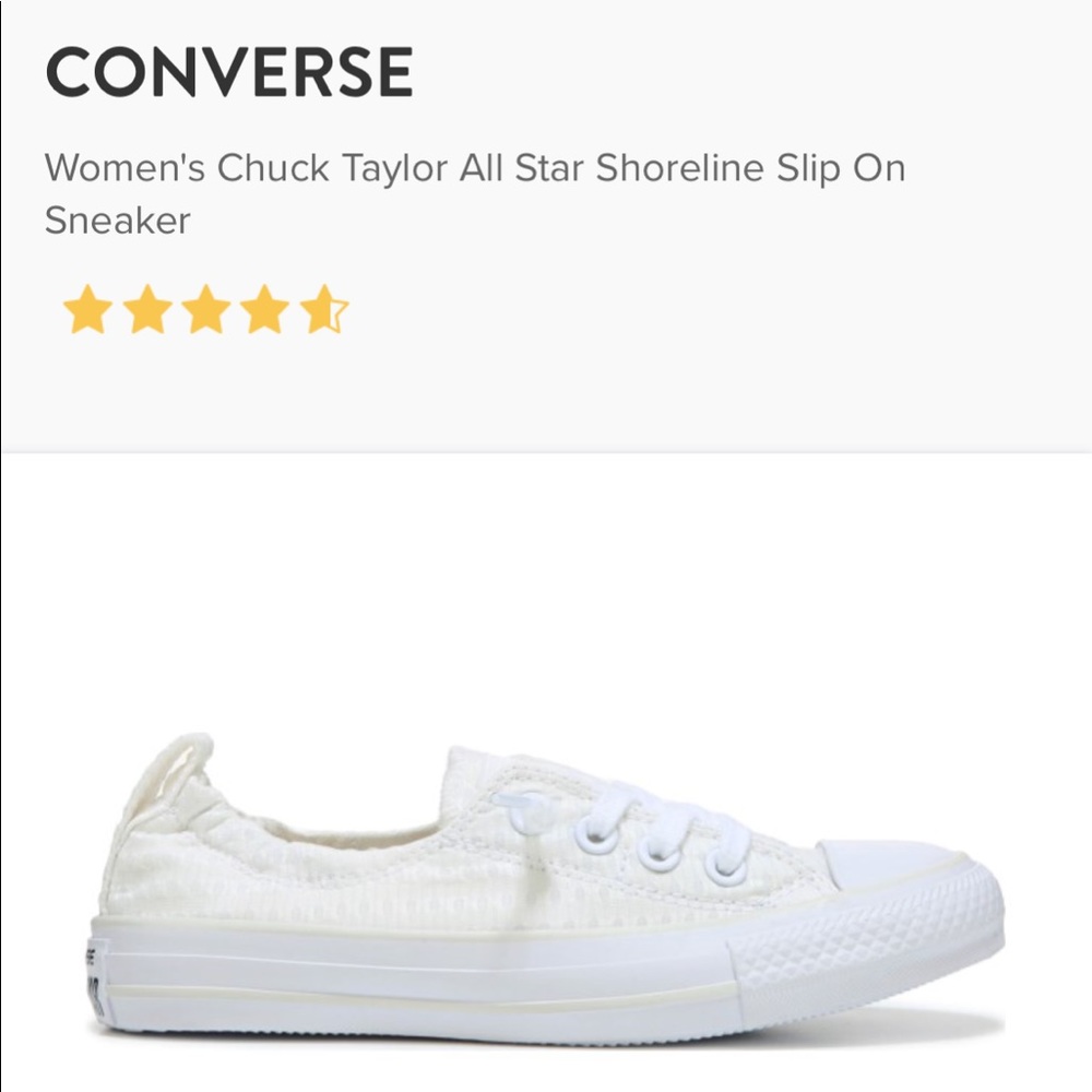 Converse slip on sneakers