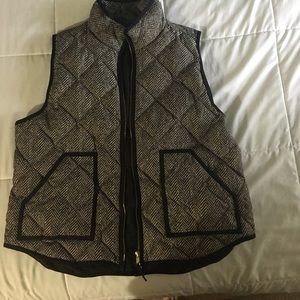 J Crew Herringbone Vest