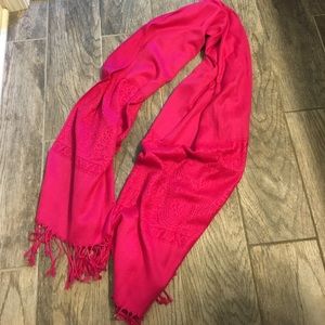 Beautiful fuschia scarf