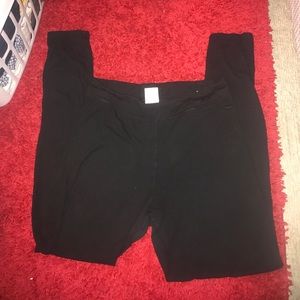 All blackout VS leggings