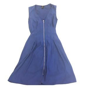 Blue Zipper Dress