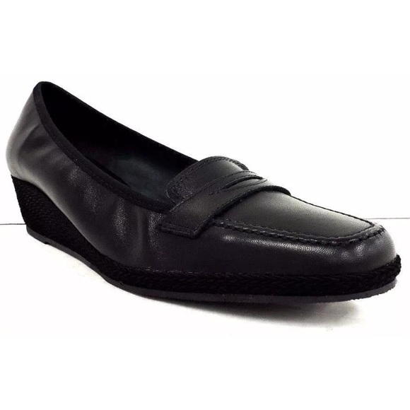 Sesto Meucci Womens Black Meryl Slip On Loafer NWB - Picture 1 of 5