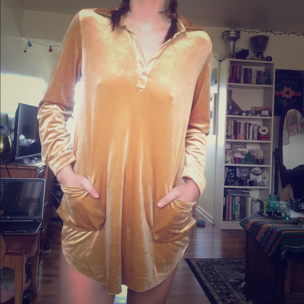 Super soft gold tunic