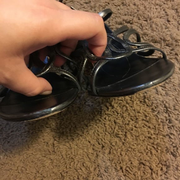 Maxstudio Gunmetal sandals size 9M - Picture 5 of 7