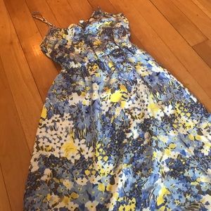Banana Republic floral maxi dress