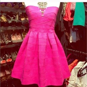 Fuschia Pink Bondage Dress