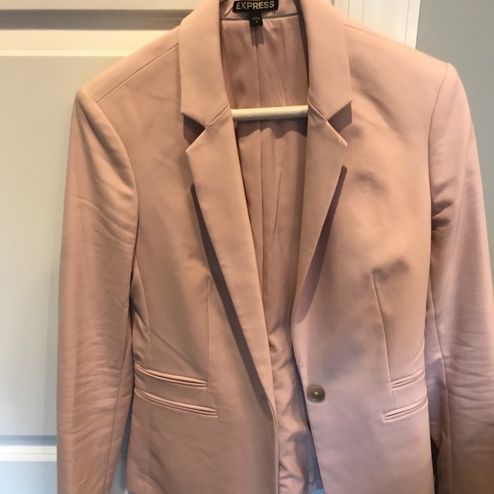 Express pink suit