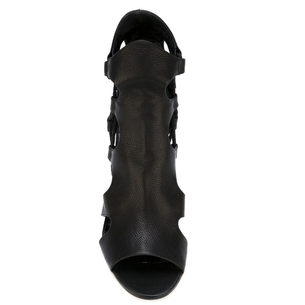 Jimmy Choo Gladiator Sandal Strappy High Heels NEW! Italy 38.5 8 Black Boots NIB - Picture 4 of 8