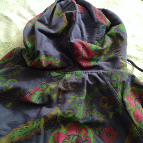 Pretty Blue Printed Hoodie - Picture 5 of 8