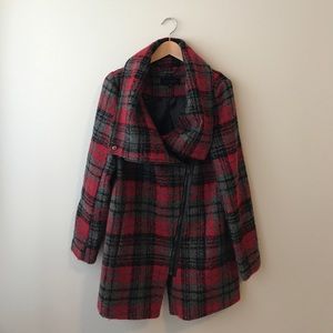 Steve Madden Plaid Coat
