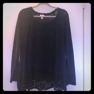 Navy blue mossimo top