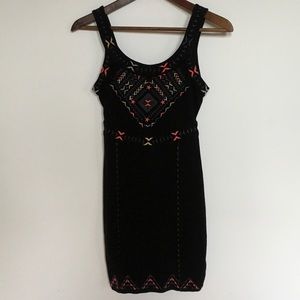 Free People stretch embroidered dress, NWOT.