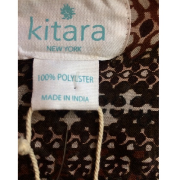 NWT- Kitara multi-colored scarf in neutral tones. - Picture 4 of 5