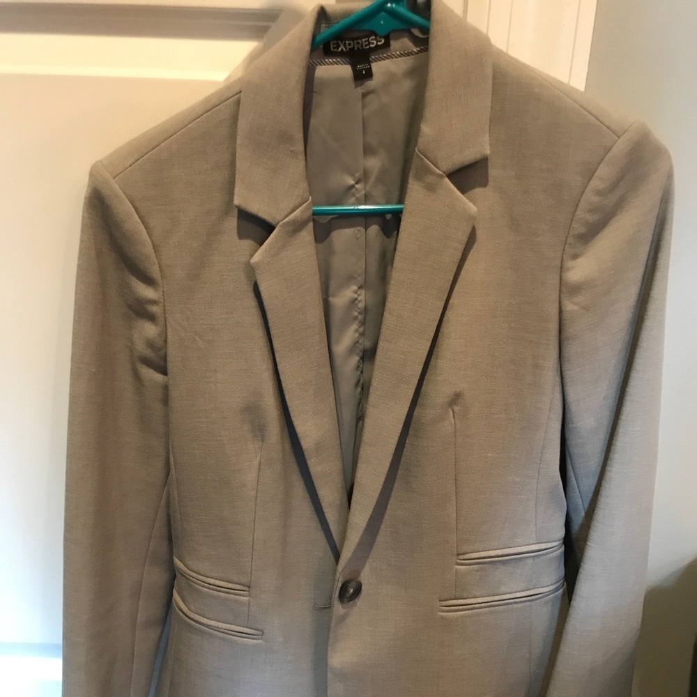 Light grey Express Skirt Suit
