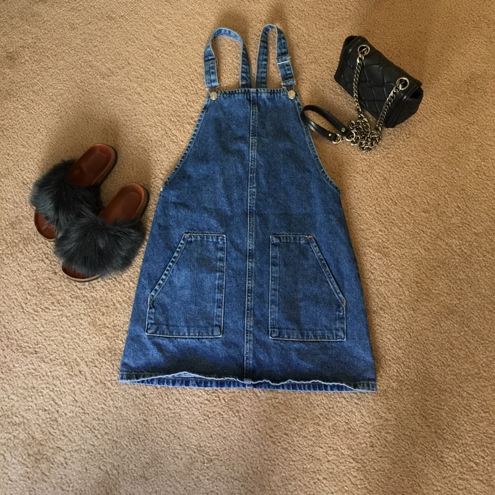 Topshop denim dress