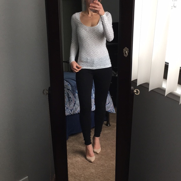 Victoria's Secret Tops - Victoria's Secret Polka Dot Shirt