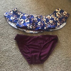 Off the shoulder swimsuit