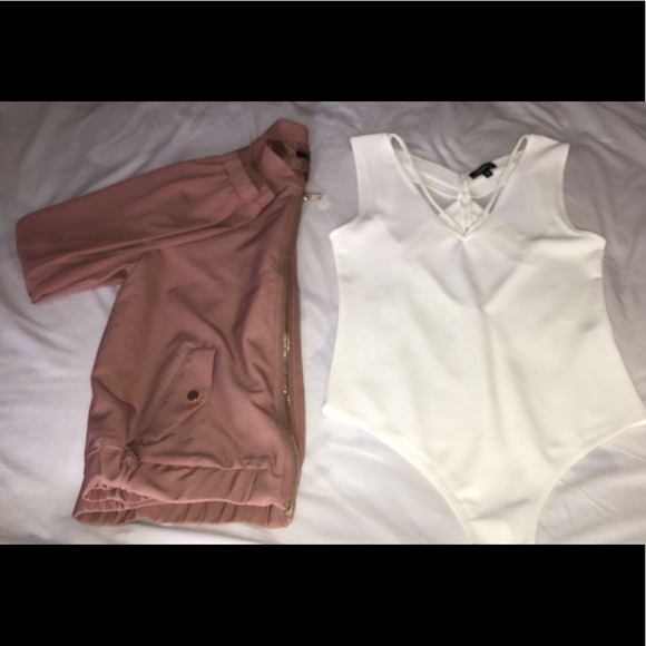 Body Suit w/ Rosy Pink Light Jacket - Picture 2 of 3