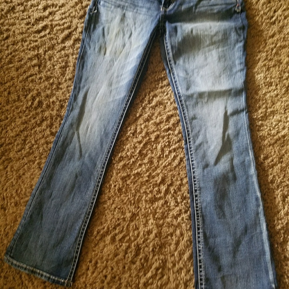 NWT Express Barely Boot Stella Low Rise Jeans 4S
