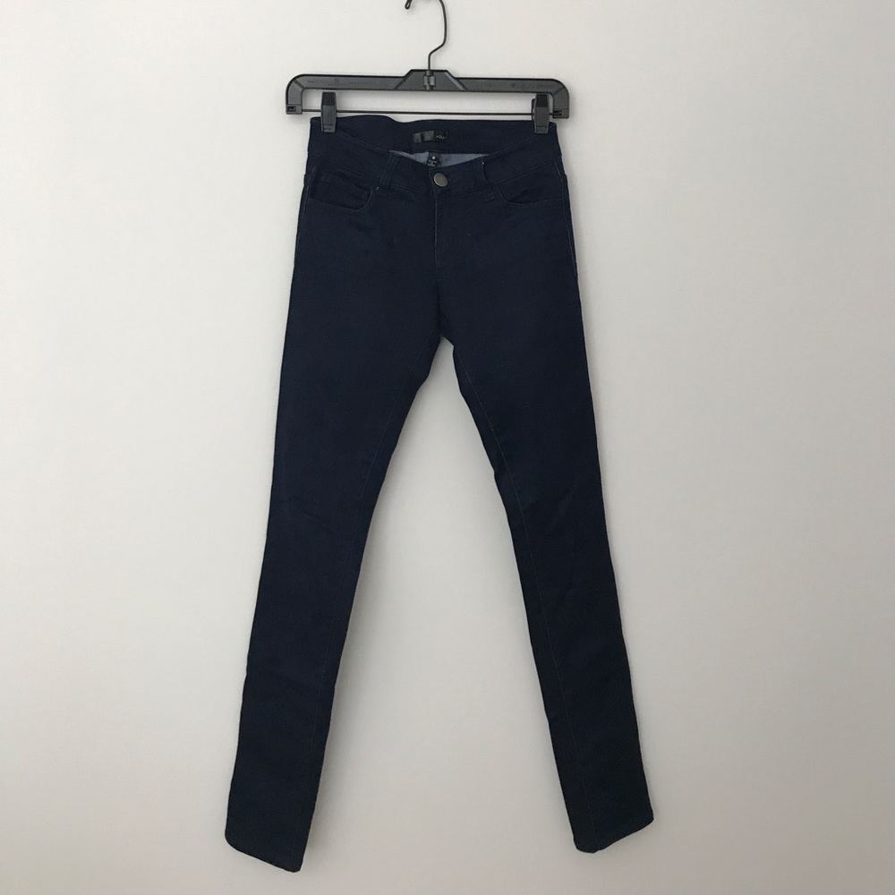 AQUA super dark skinny jeans
