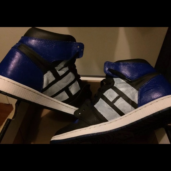 Jordan 1 LASER custom OFF WHITE inspired sz 11.5 - Picture 4 of 5