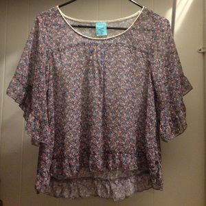 Festival wear floral top
