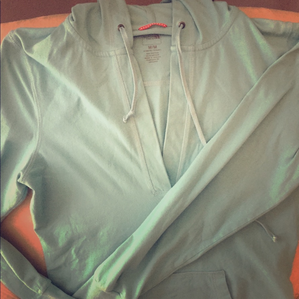 The North Face knit hoodie