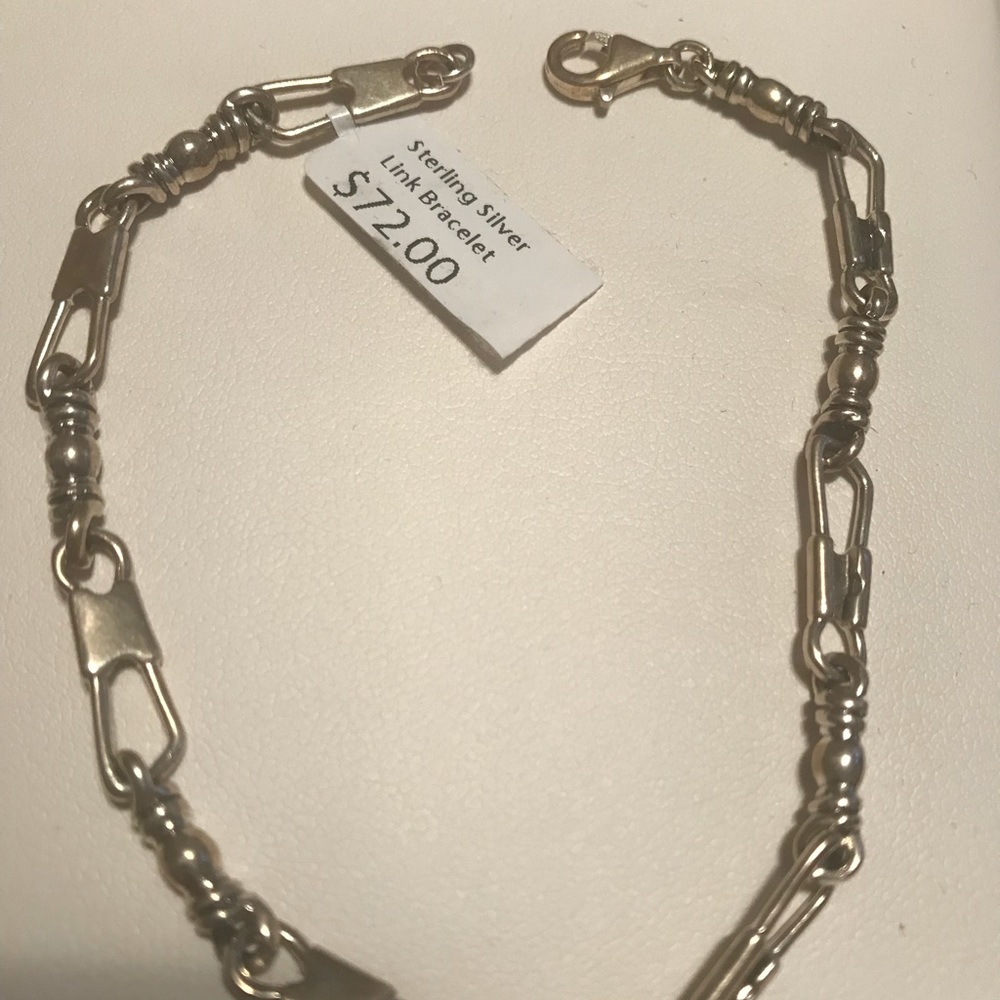 New sterling silver fisher of men bracelet