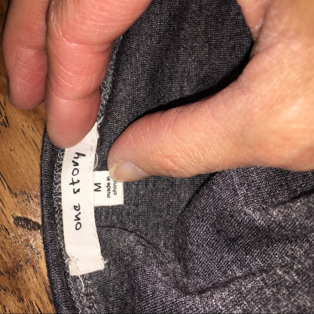 *DONATED* Super Soft Grey Cotton Dress - Picture 6 of 6