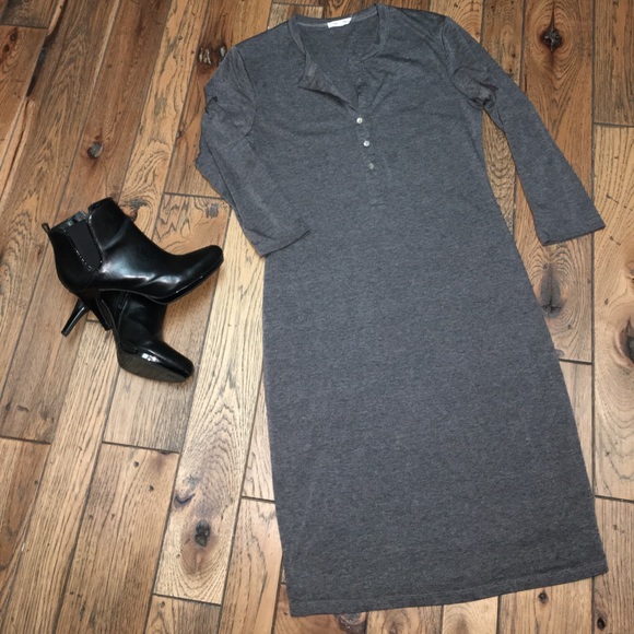 *DONATED* Super Soft Grey Cotton Dress - Picture 2 of 6