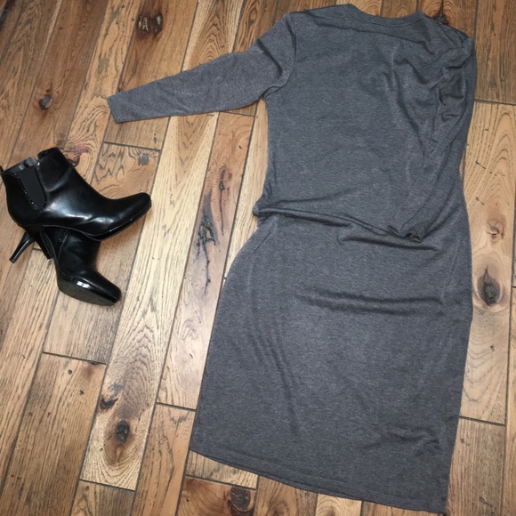*DONATED* Super Soft Grey Cotton Dress - Picture 3 of 6
