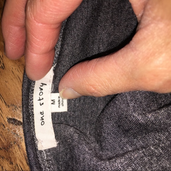 *DONATED* Super Soft Grey Cotton Dress - Picture 6 of 6