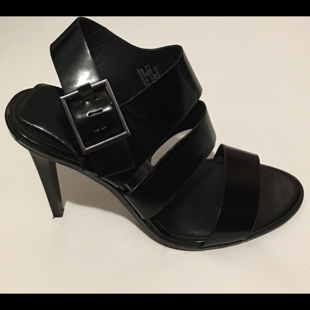 Black Zara strap heel