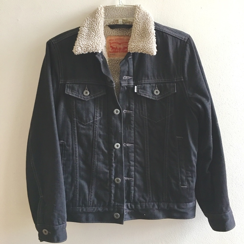 Levi's denim jacket with faux fleece lining