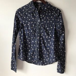 Free people floral button down | XS