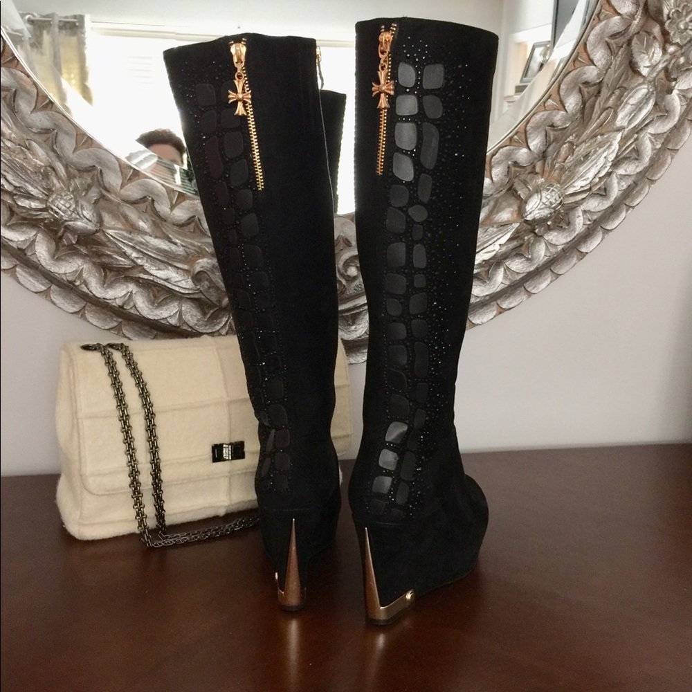 👢👢Gorgeous suede micro fabric boots👢👢