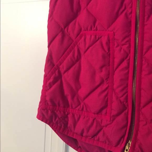 J.Crew Pink Quilted Puffer Vest - Picture 3 of 3