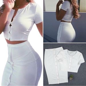 White 2-piece Set