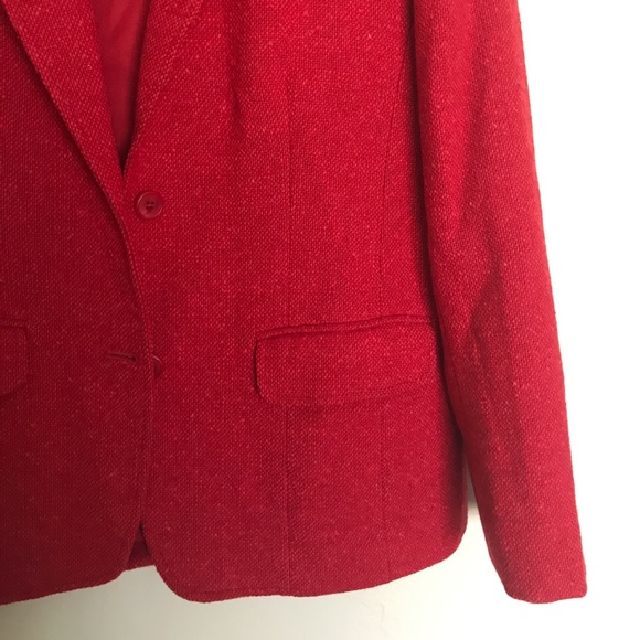 Vintage Red Pendleton Blazer - Picture 4 of 7