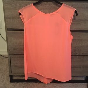 APT9 Sheer Coral Top