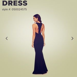 Long Black formal Dress