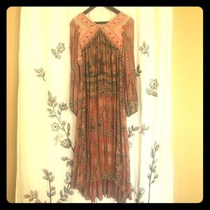 Perfect for fall...Free People peasant dress