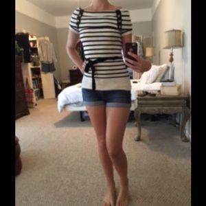 Striped sailor top