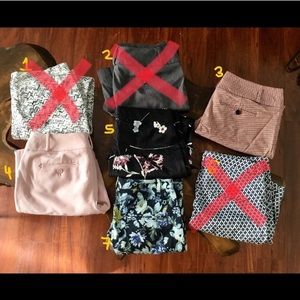 Assorted Tapered Work Pants Bundle #’s 3, 4, 5 & 7