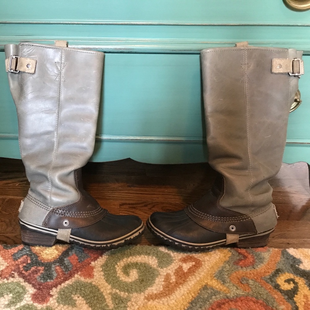 Sorel Slimpack Riding Tall Boots- size 6