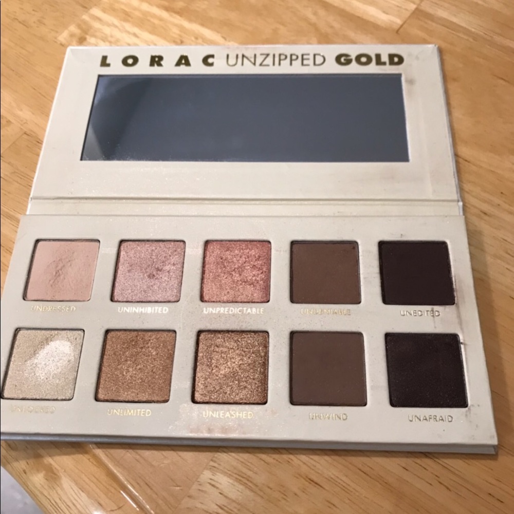 LORAC Unzipped shimmer and Matte Eyeshadow Gold