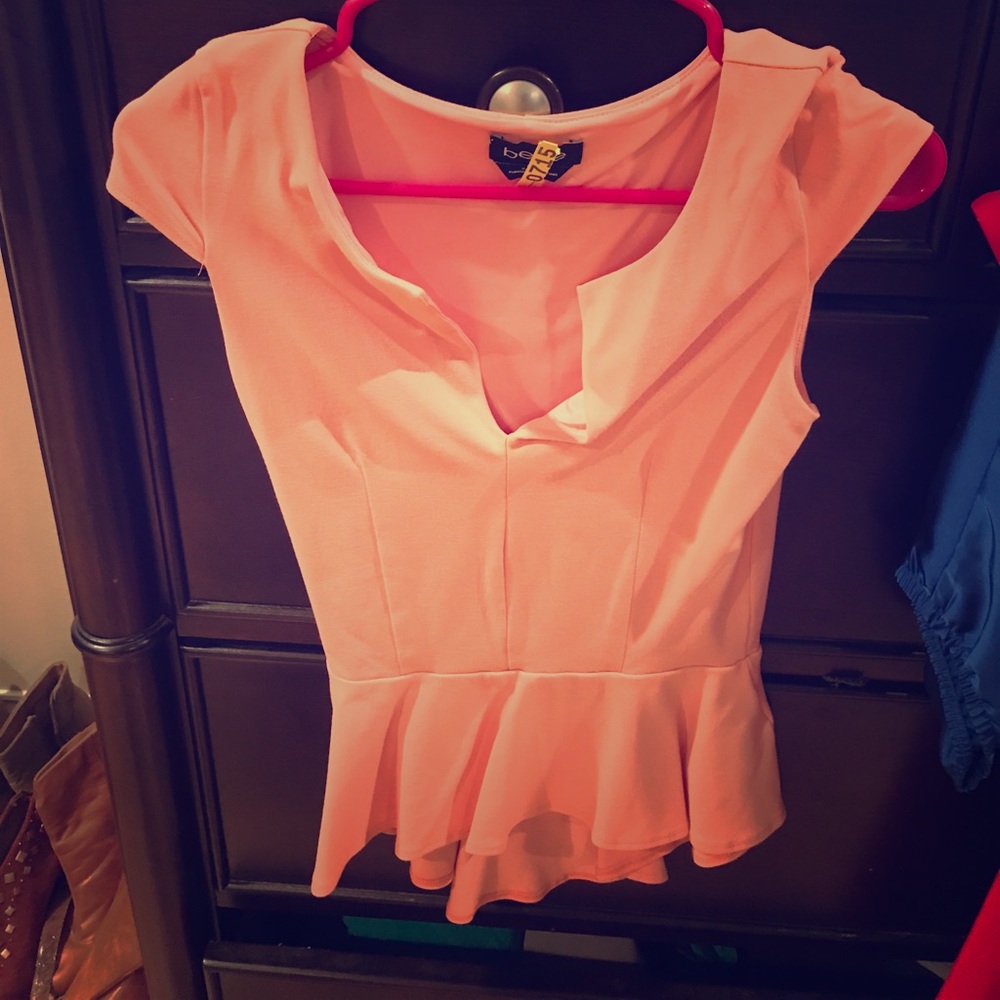 Bebe high low shirt